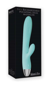 EVE'S RECHARGEABLE PULSATING DUAL MASSAGER