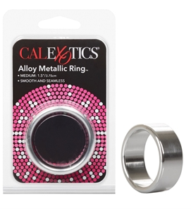 Alloy Metallic Ring Medium - Silver
