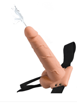 Fetish Fantasy 7.5" Hollow Squirting Strap-On with