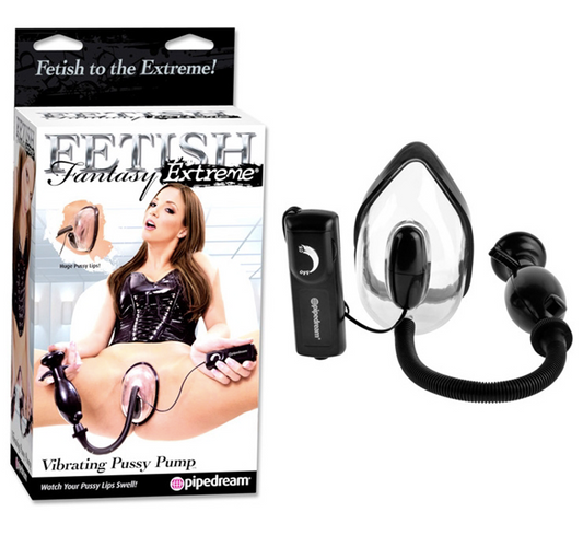FETISH FANTASY EXTREME VIBRATING PUSSY PUMP CLEAR