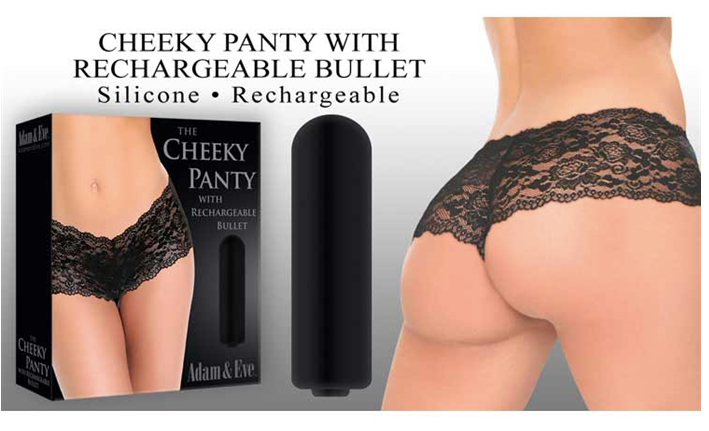CHEEKY PANTY WITH RECHARGEABLE BULLET
