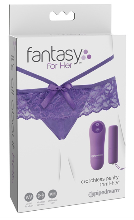 Fantasy For Her Crotchless Panty Thrill-Her