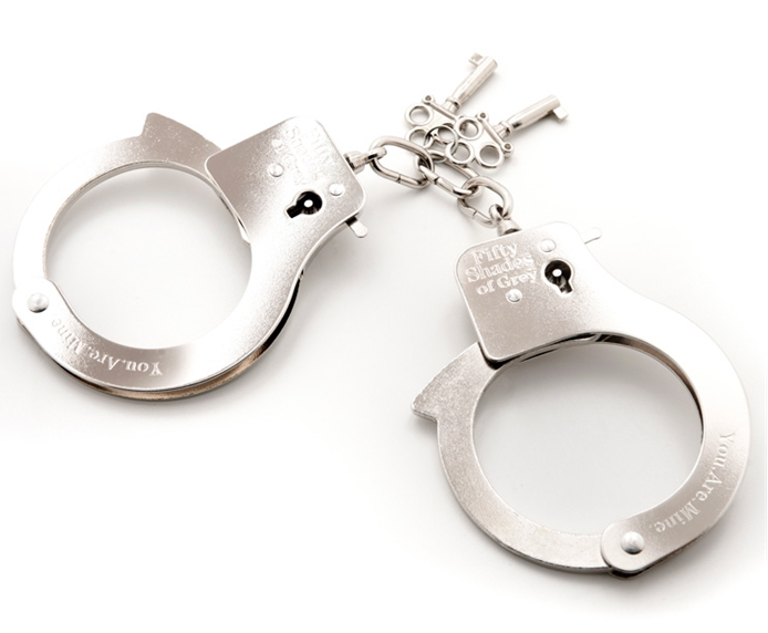 YOU ARE MINE METAL HANDCUFFS