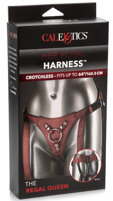 Her Royal Harness - The Regal Queen - Red