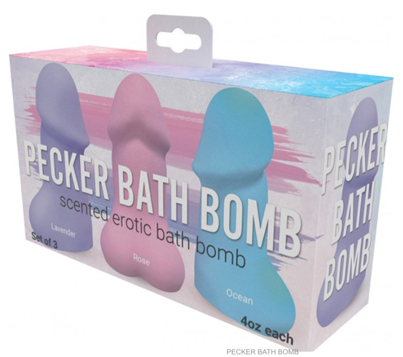 PECKER BATH BOMB