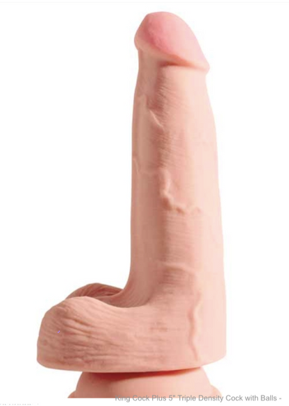 King Cock Plus 5" Triple Density Cock with Balls