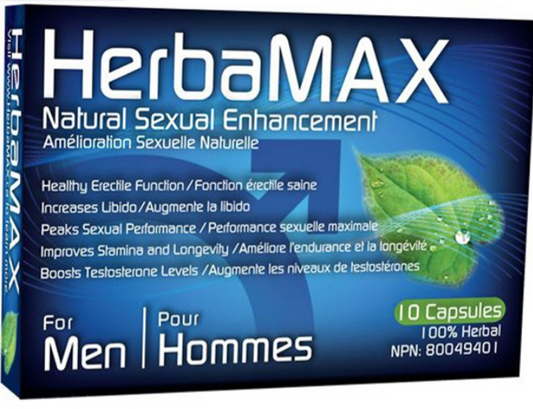 HERBAMAX HOMME 10 CAPSULES