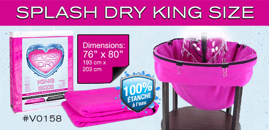 Splash Dry Couverture Étanche King Size