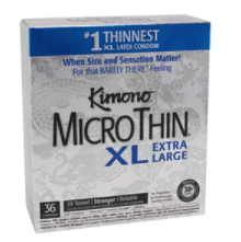 KIMONO MICROTHIN XL EXTRA LARGE BOITE 36 UNITES