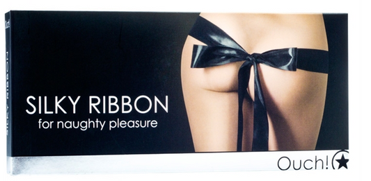 SILKY RIBBON BLACK OUCH
